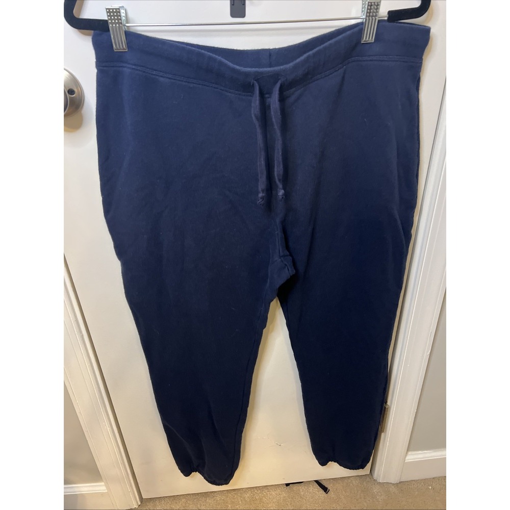 J. Crew Mercantile Women's Navy Blue Sweatpants Joggers Large Lounge Wear Casual